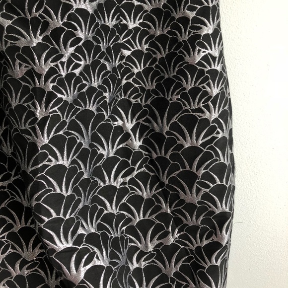 H&M Cocktail Pencil Dress Black and Silver - Picture 4 of 8